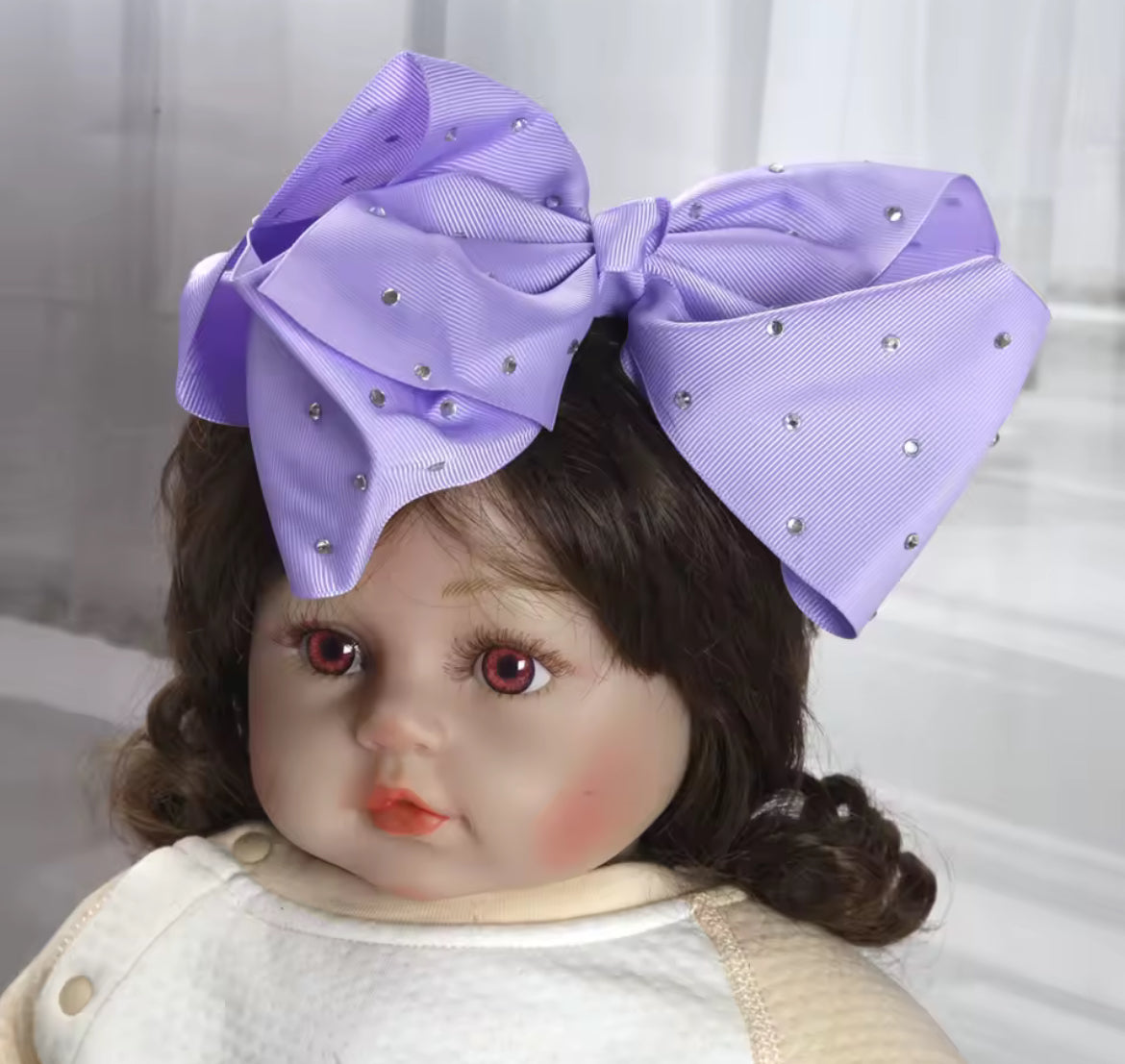 1pc Large Bow Rhinestone Headband Accessories