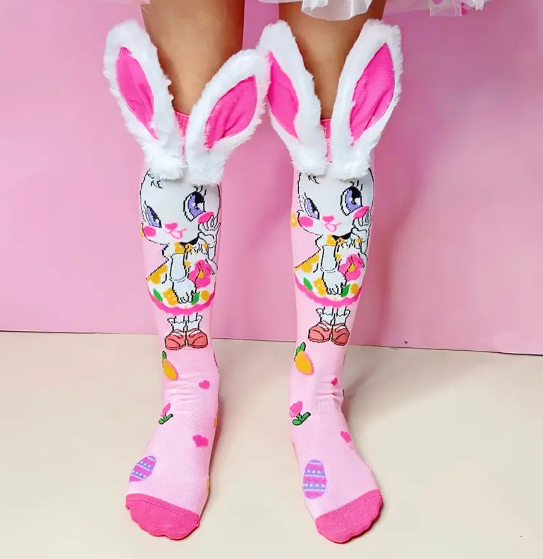 1 Pair Of Cute Knee High Socks Suitable For Daily Outfits And Gifts