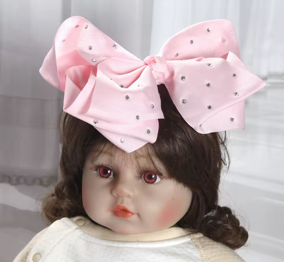 1pc Large Bow Rhinestone Headband Accessories