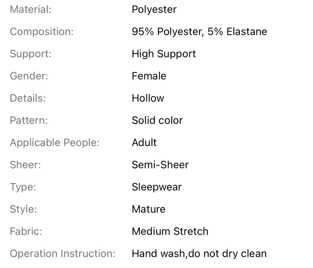 “Lily” Sexy Women's Lingerie, Black Sheer Lace Nightgown Dress | One Size