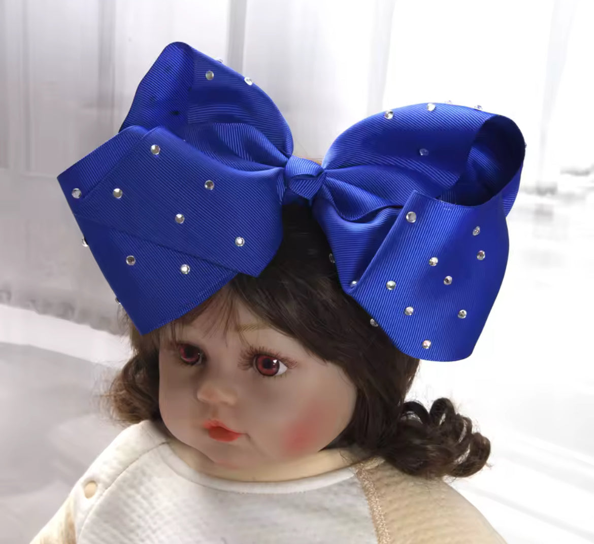 1pc Large Bow Rhinestone Headband Accessories