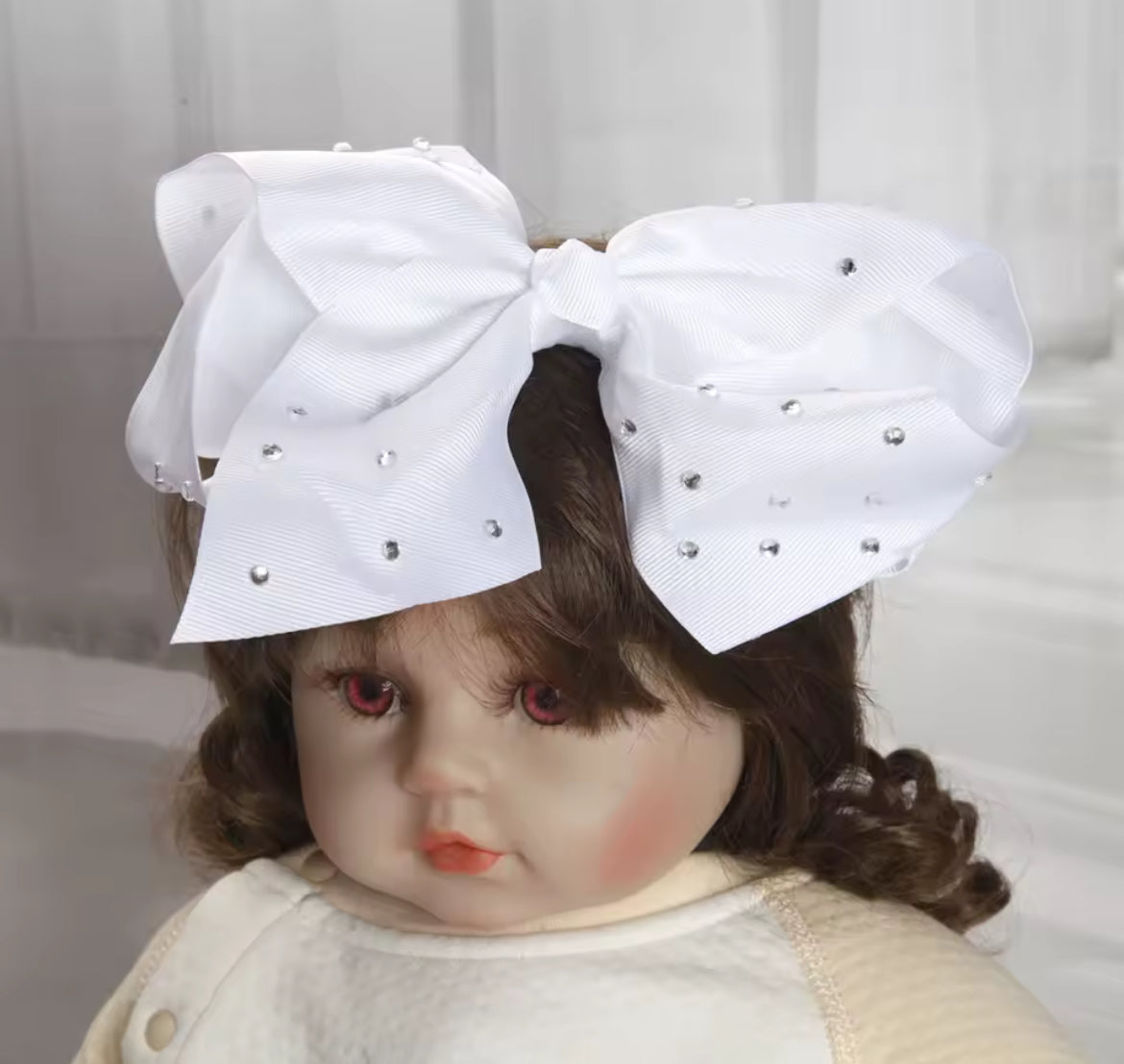 1pc Large Bow Rhinestone Headband Accessories