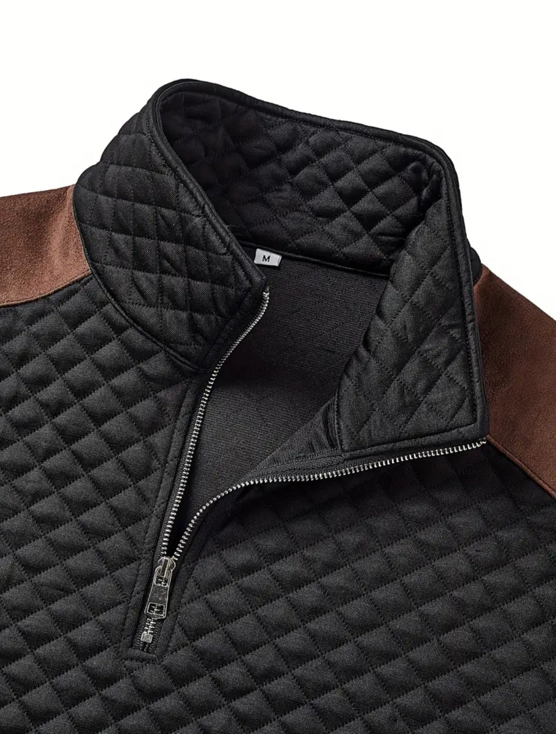 Men’s Casual Long Sleeve Henley Sweatshirt with Color Block Design