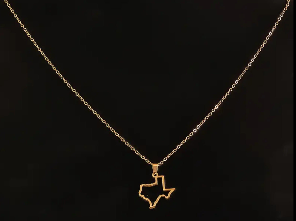 ‘CALIFORNIA LOVE’ Fashion Trend Necklace | Atmospheric Map 