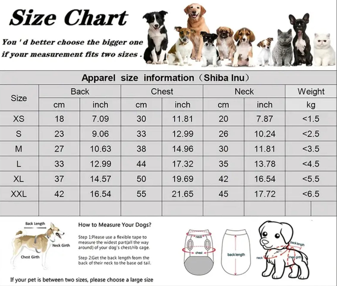 “Posh Pets” Winter Warm Dog Hooded Coat & Jumpsuit Suit - Thickened Pet Jacket