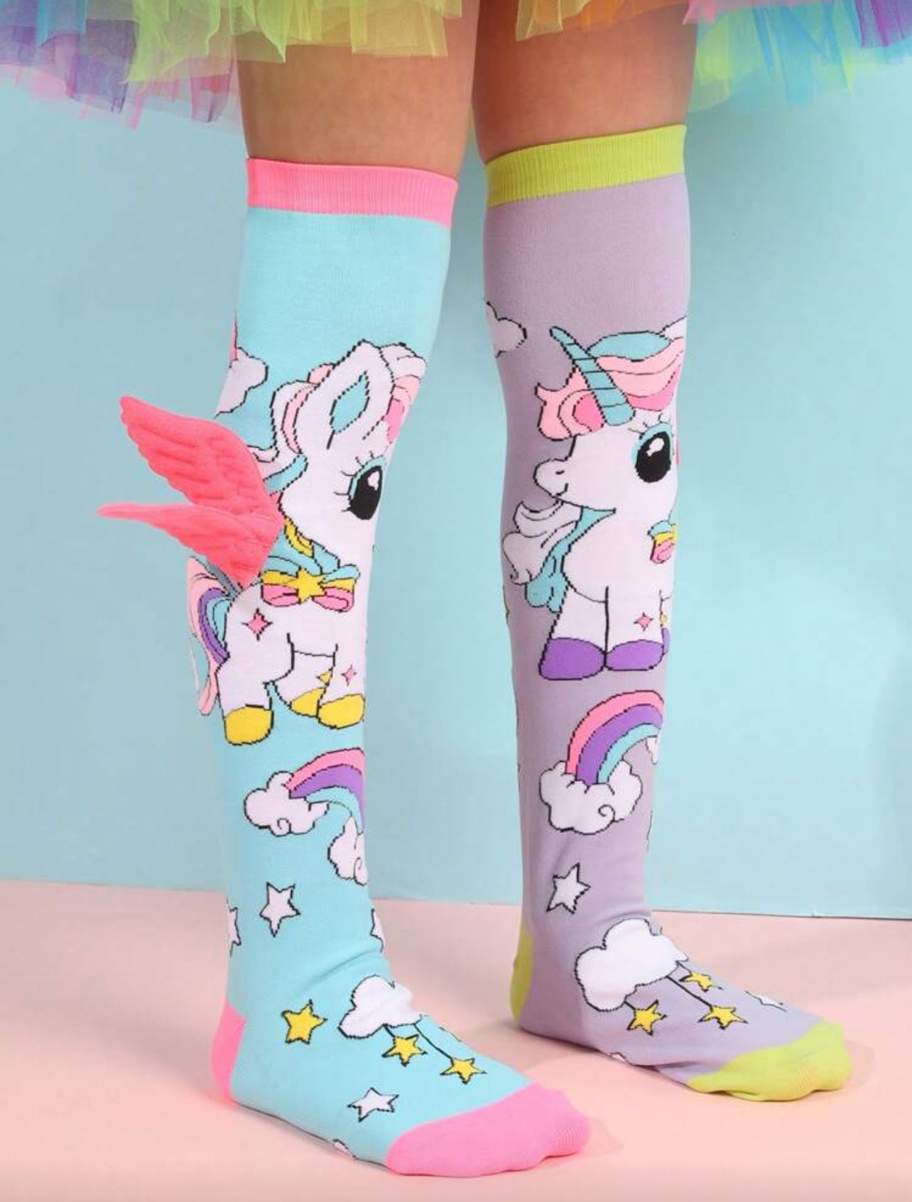 Girls 🦄 1 Pair Of Cute Knee High Socks Suitable For Daily Outfits And Gifts