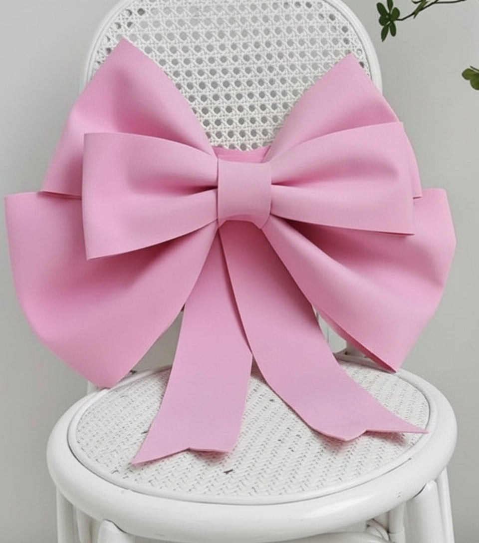 “Pretty Pink Bows” 1Pc DIY Pink Bow For All Special Occasions or Wall Decor 