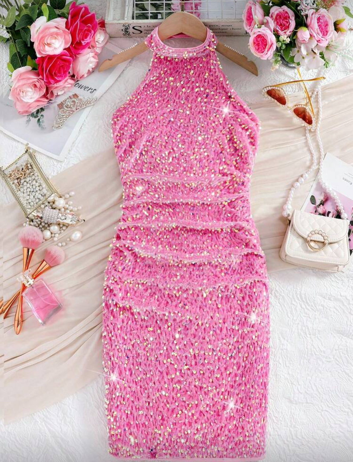 Tween Girls' “Twinkle” Sequin Party Mini Dress