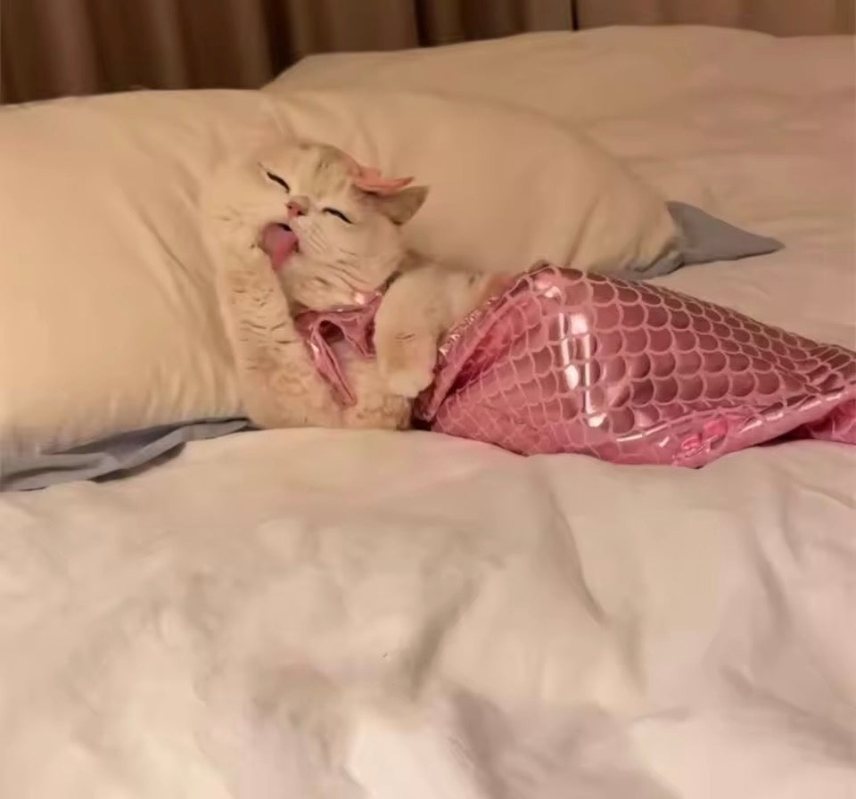 Pet Mermaid Bathing-Suit Costumes | Knit Elastane Fabric, Pullover Style