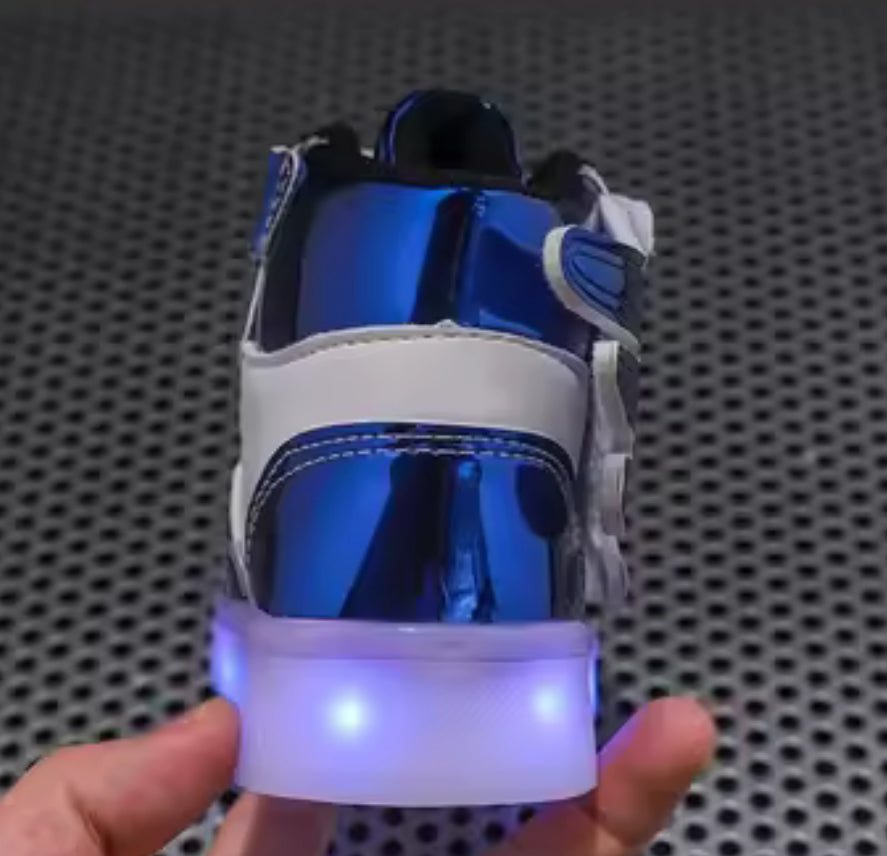 “Luminous Wings” Kids USB Charge LED Illuminated Lights Shoe