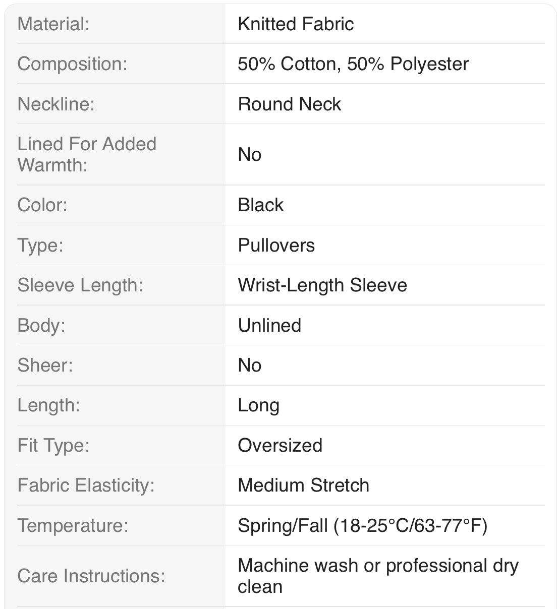 “Grunge” Mesh Crew Neck Washed Black Sweatshirt