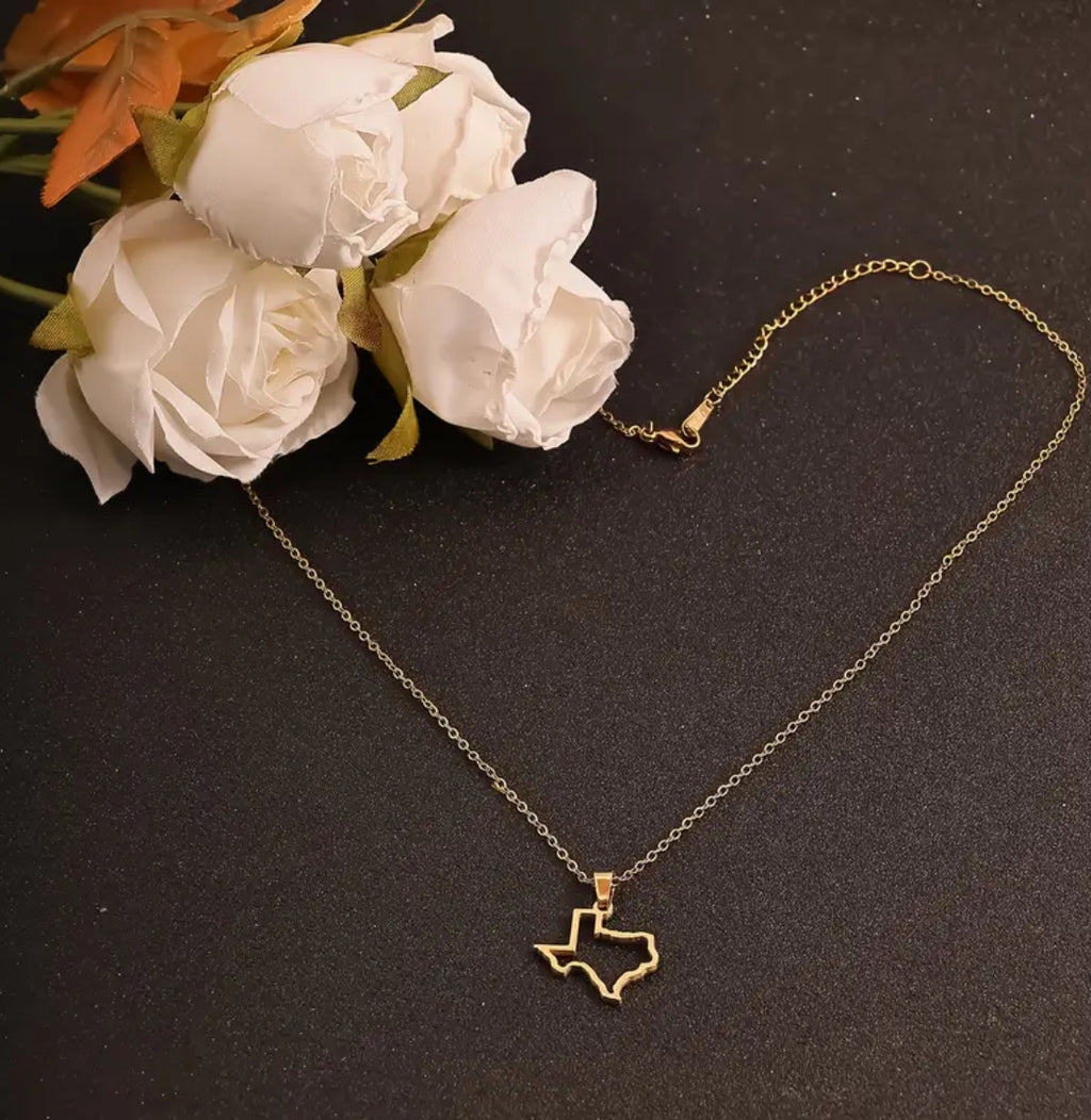 ‘CALIFORNIA LOVE’ Fashion Trend Necklace | Atmospheric Map 