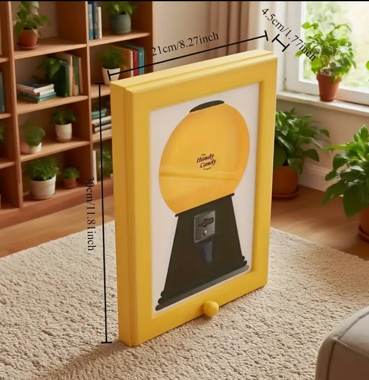 “Bubblegum” Wall Hanging Candy Dispenser Photo Frame