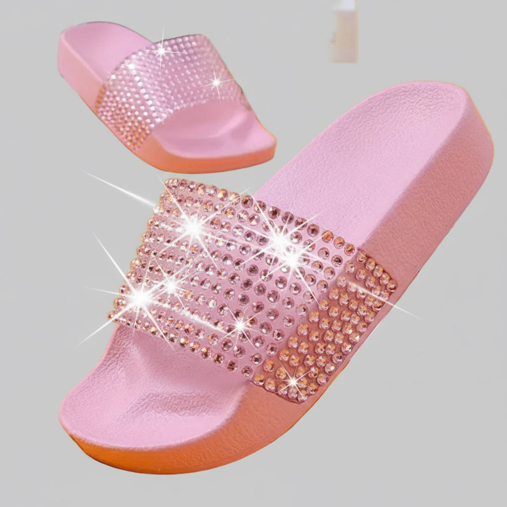 Girls Rhinestones Fashion Sandals ✨Diamond-Face Glittering Fashion 