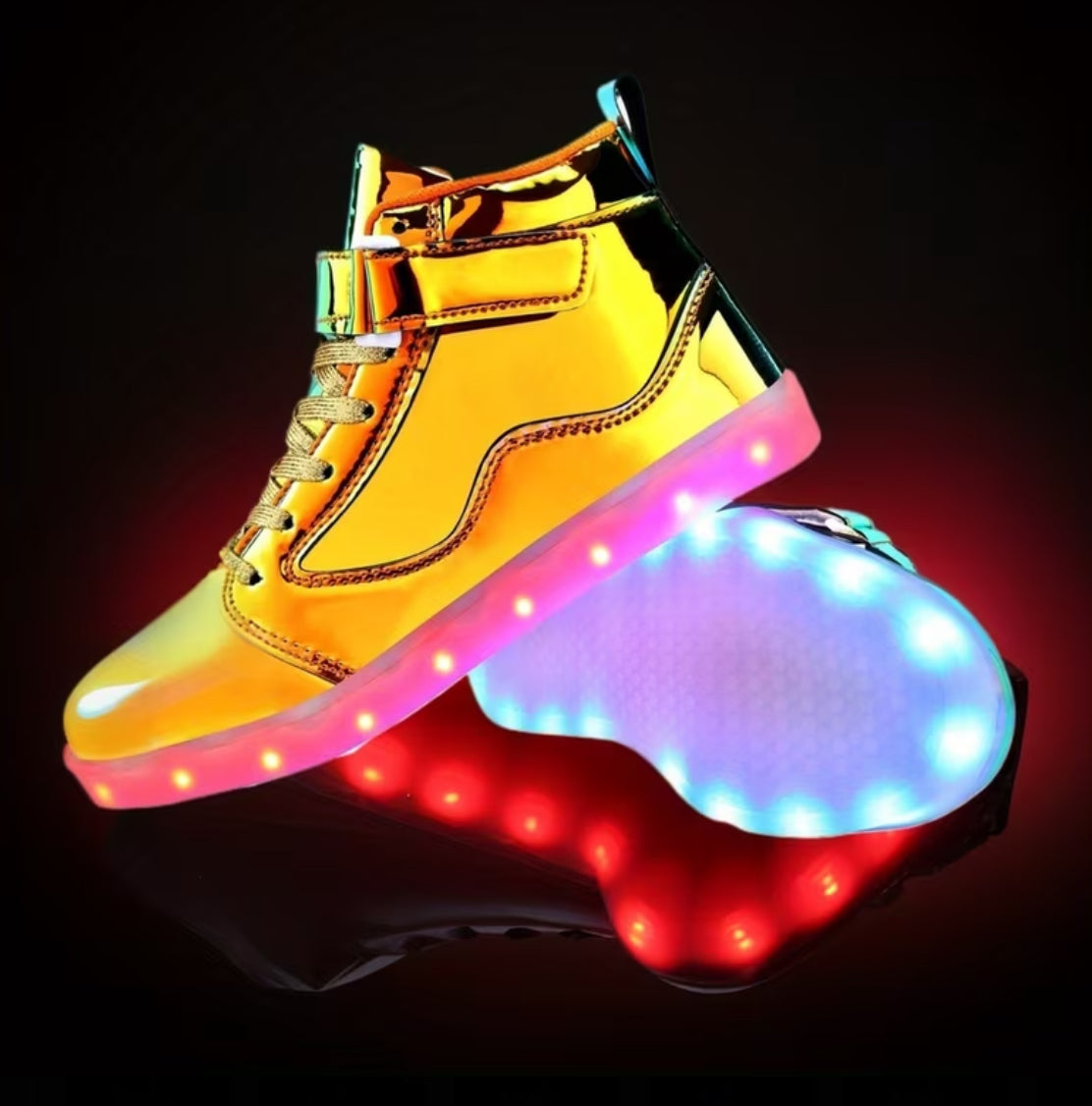Unisex “Luminated” Light-Up High Top Sneakers