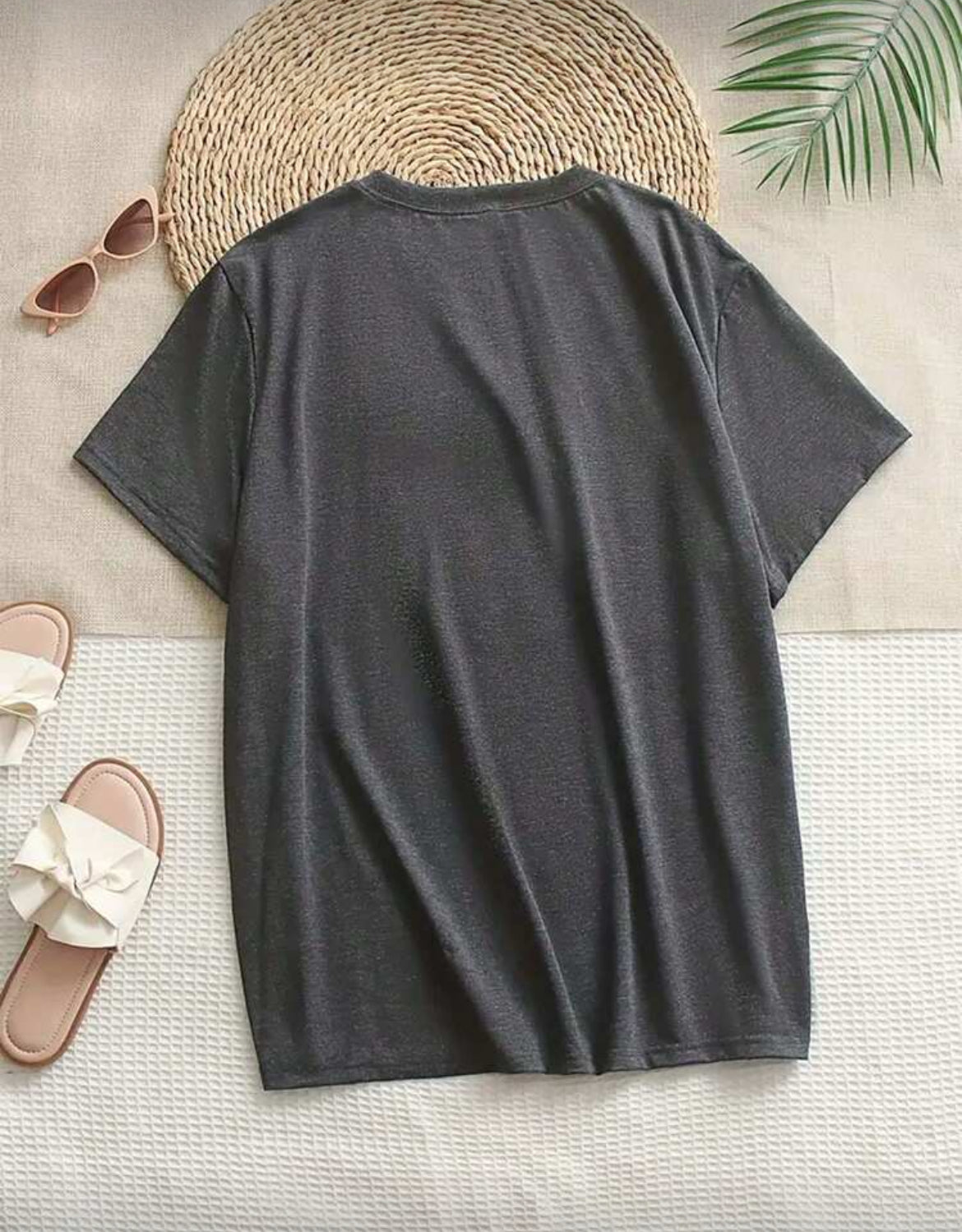 “My Dog Said You’re A Hoe” Women's Round Neck Printed T-Shirt