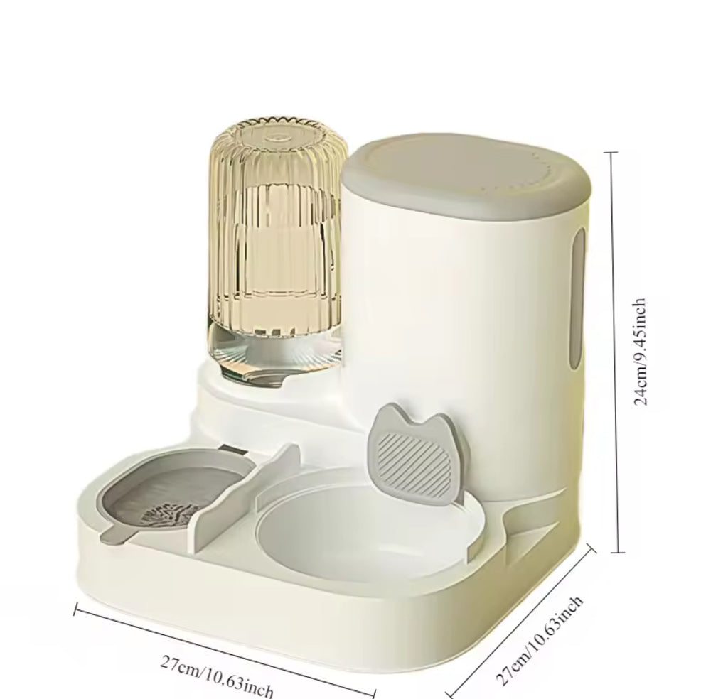 Automatic Food Feeder for Cats, Dogs, Pets + Automatic Water Dispensers