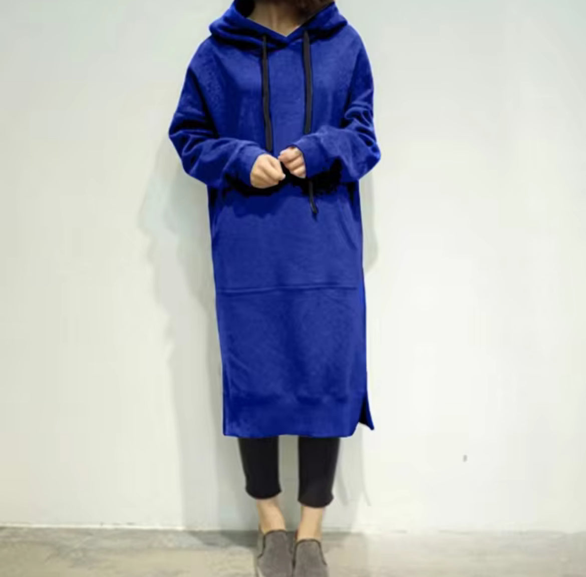 Dress Hoodie Plus Size Women's hoodie long sleeved dress