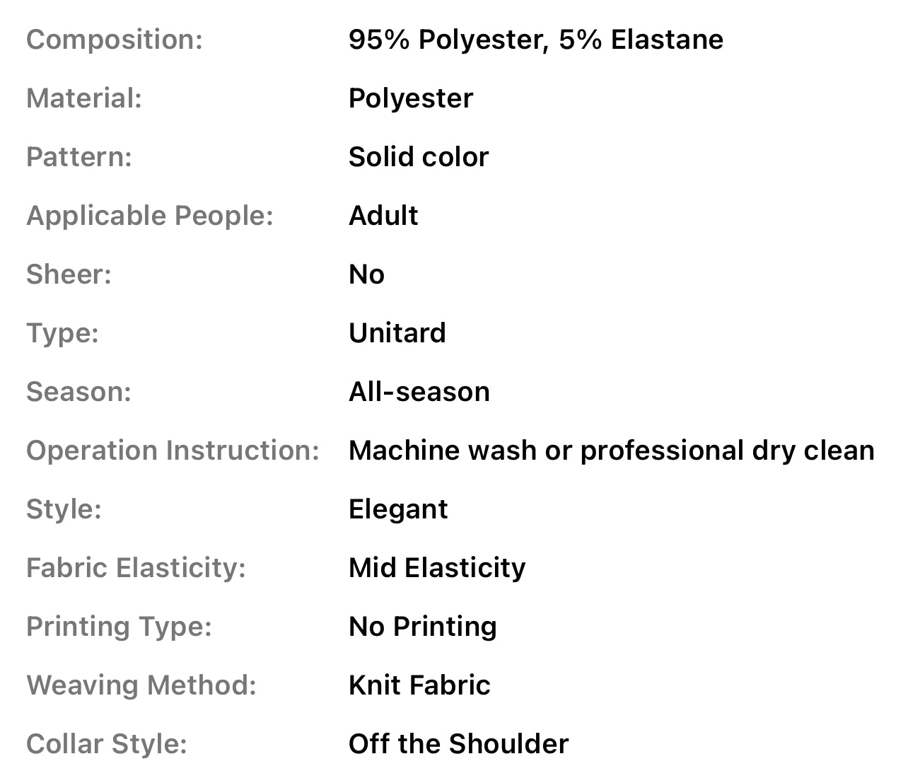 Black Solid Color Jumpsuit With Lace One Shoulder Off Detail