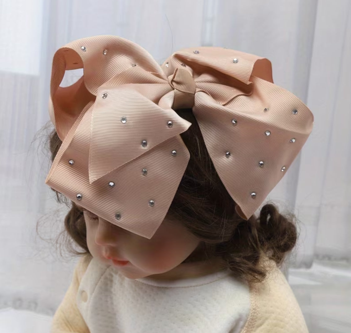 1pc Large Bow Rhinestone Headband Accessories