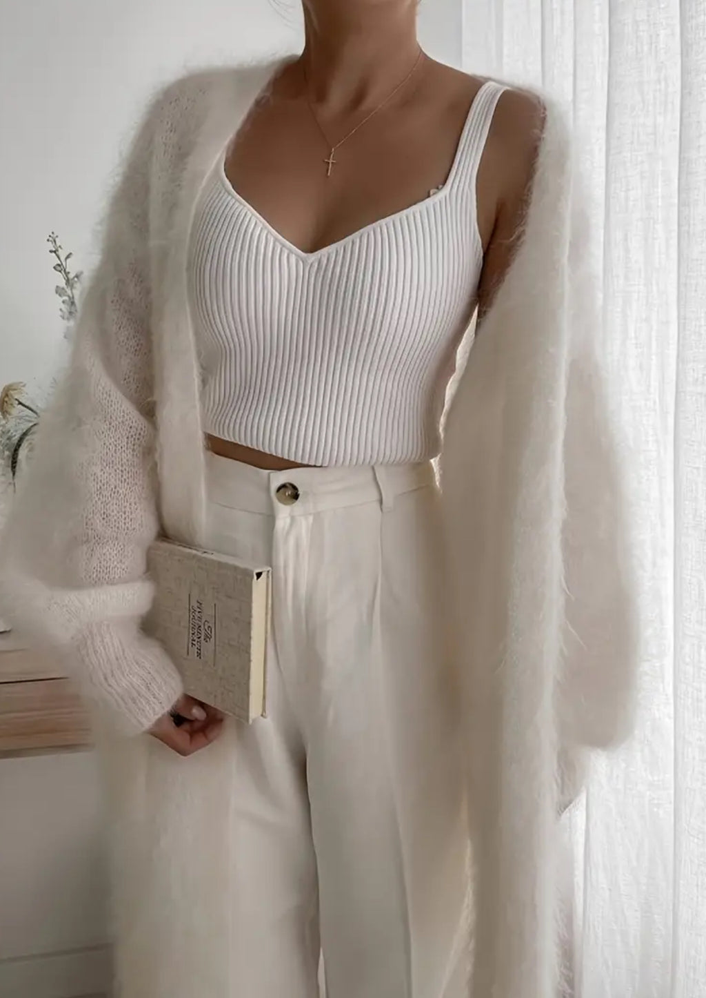 Elegant Soft Longline Maxi Sweater