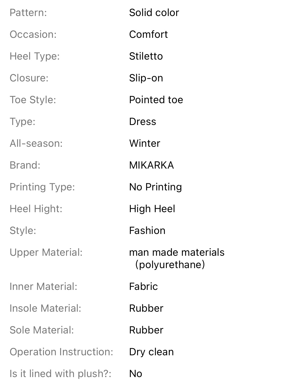 Faux Fur Winter Ankle Boots with High Heel Stiletto - Buckle Strap & Slip-Resistant Rubber Sole 