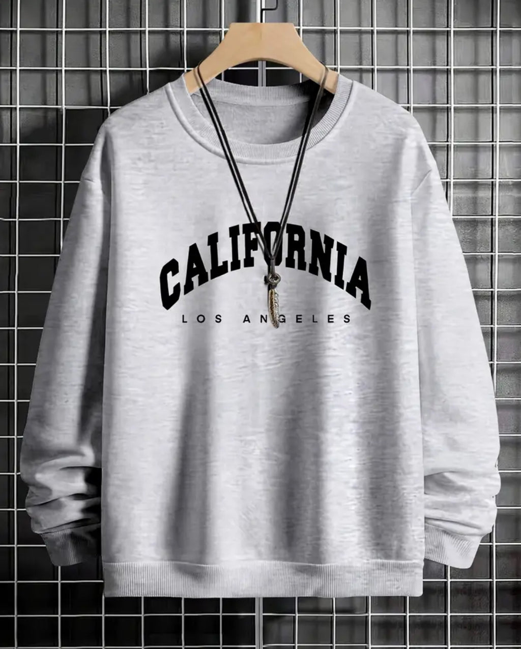 Boys “California Los Angeles” Round Neck- Pullover Sweatshirt