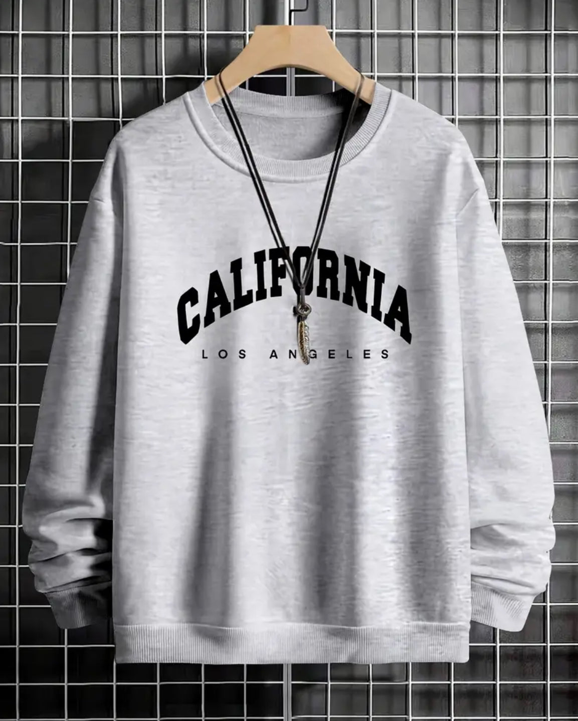 Boys “California Los Angeles” Round Neck- Pullover Sweatshirt