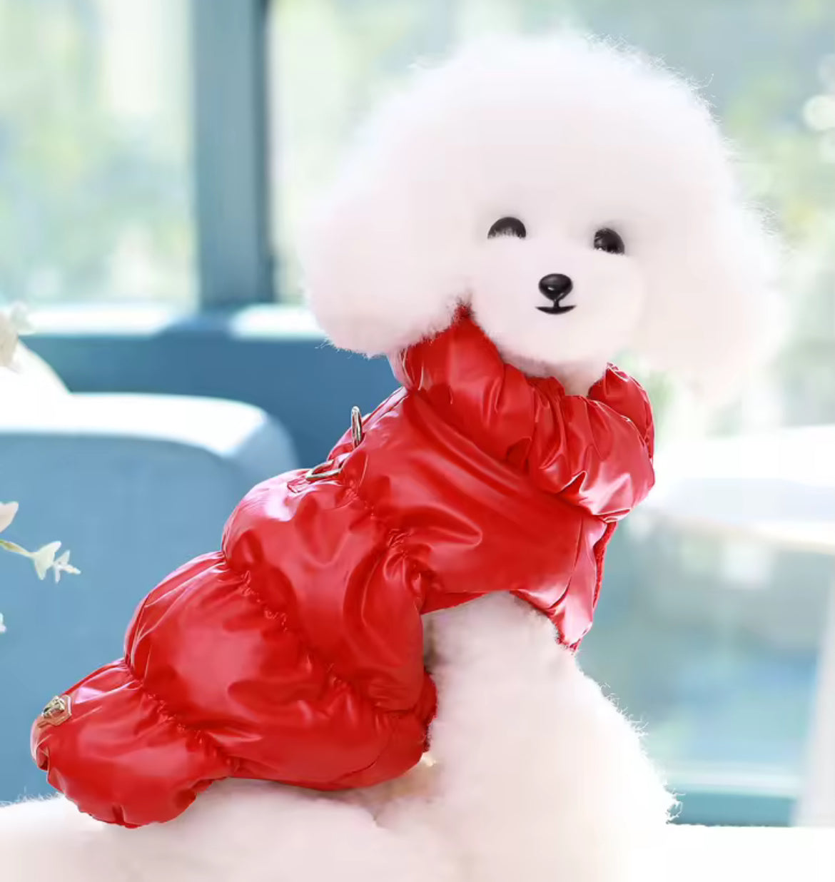 “Puff Posh Pets” 3-Layer Thick Warm Outerwear Winter Coat