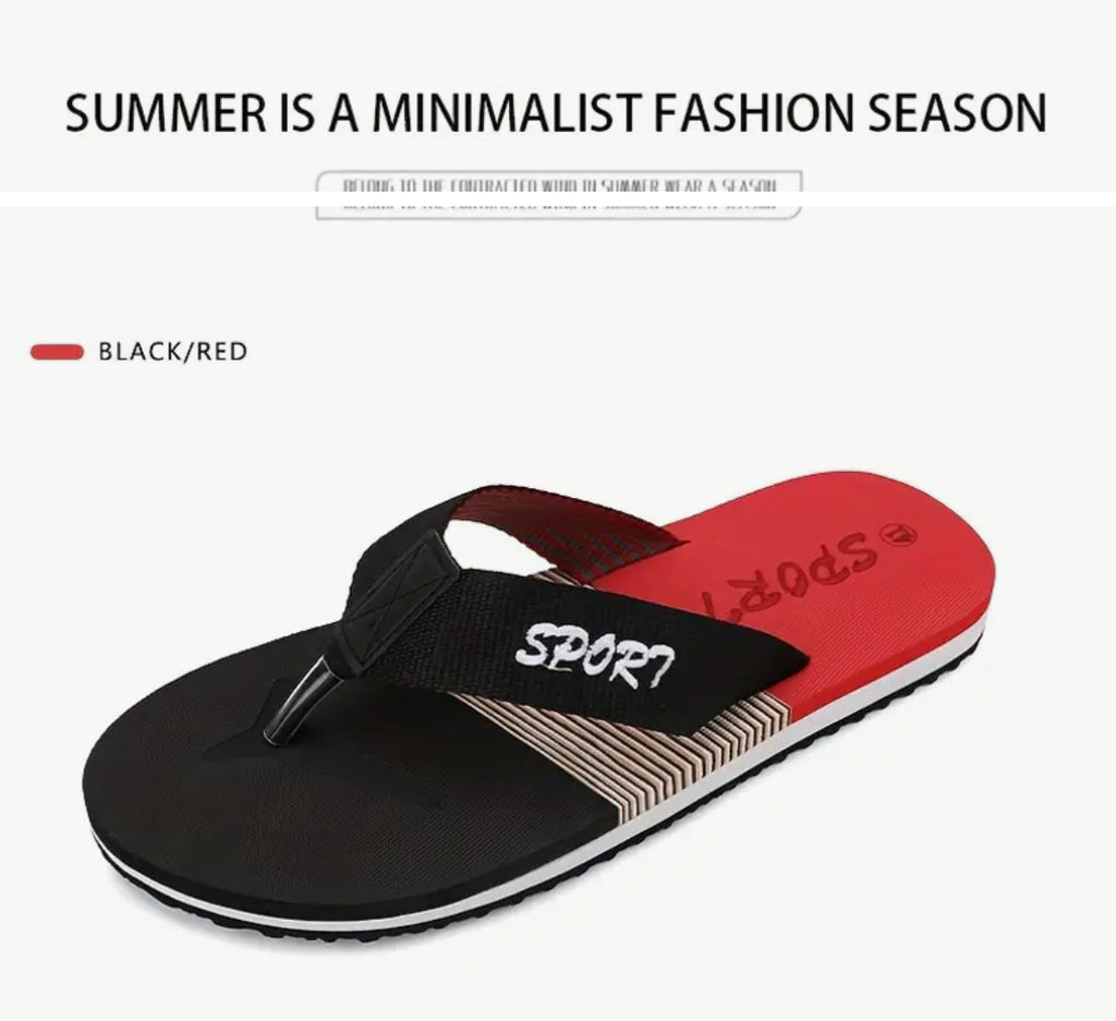 ‘SPORTING’ Beach Flats For Men