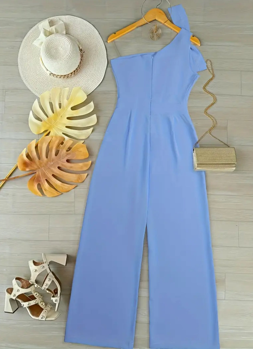 "JUNIPER" Women's Stylish Jumpsuit- Single Shoulder Adjustable Straps