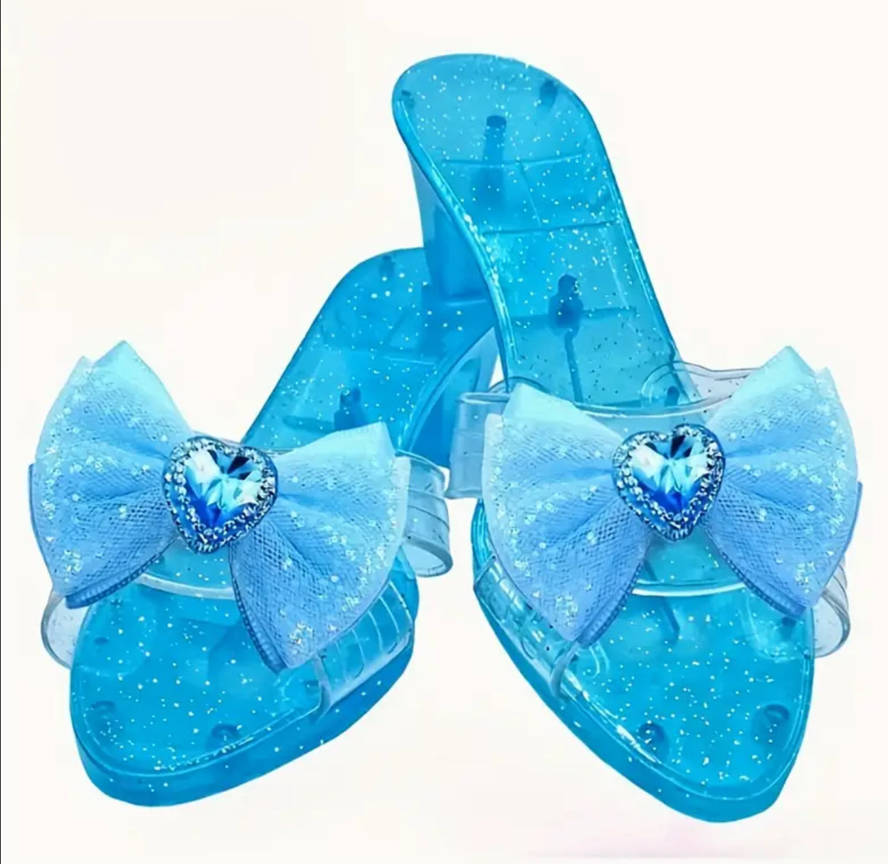 Girls Playful Glitter Heel Slippers |  Indoor and Outdoor 