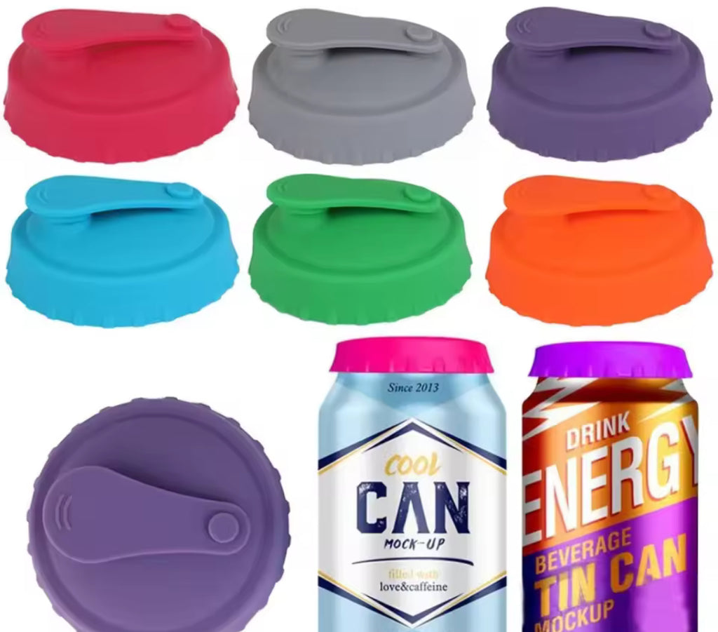 Reusable Silicone Soda-Beer Can Lid Fits Standard Cans 