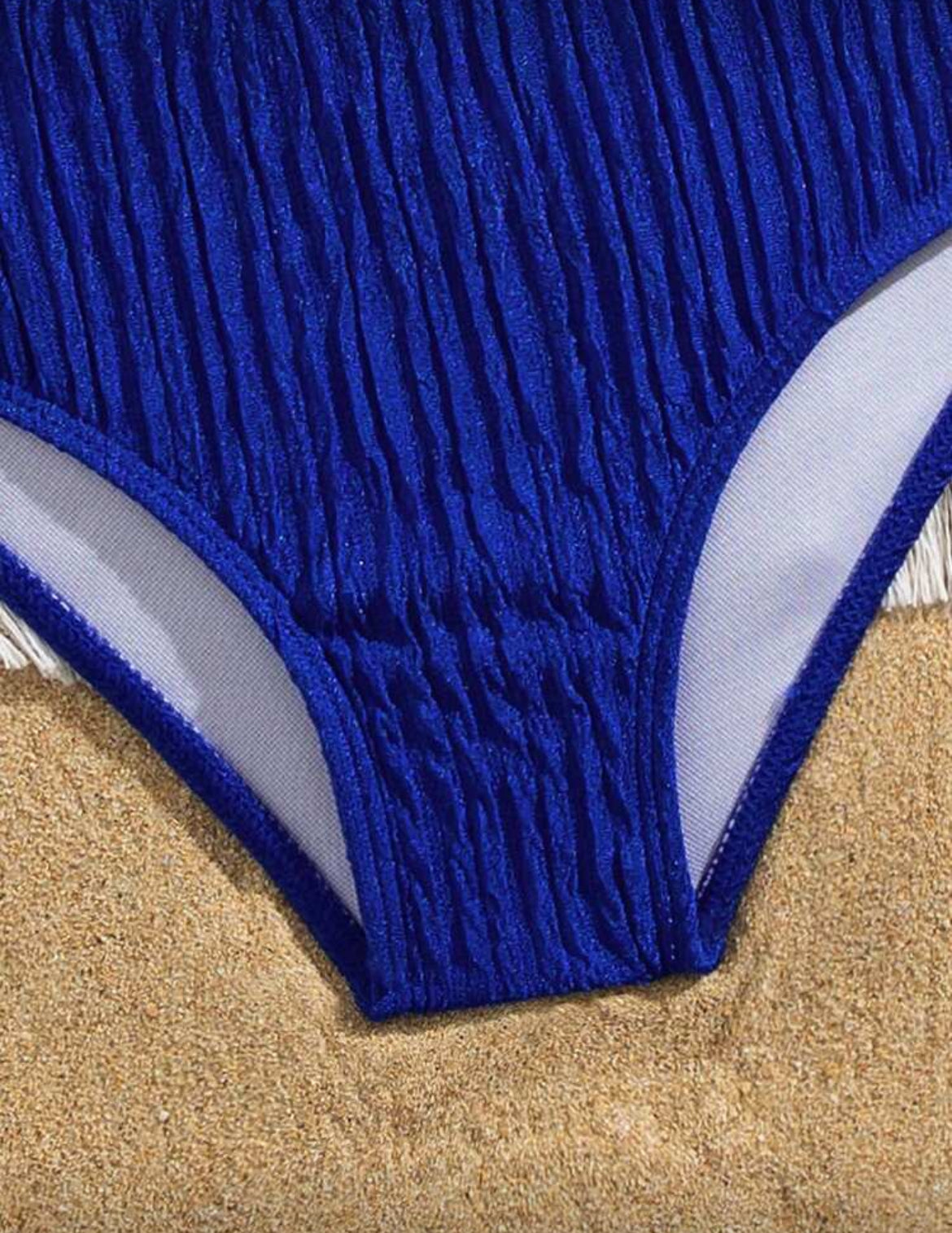 Girls Mermaid Shells Swimsuit With Matching Bottom 