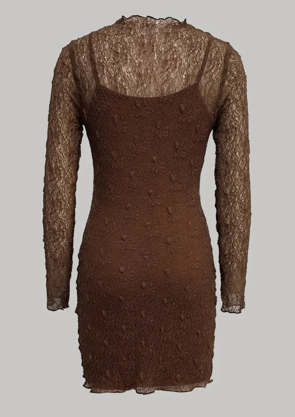 Brown Western Dress