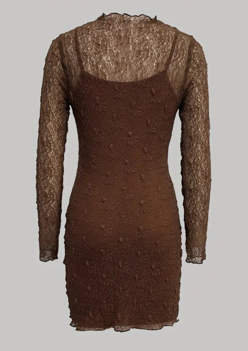 Brown Western Dress
