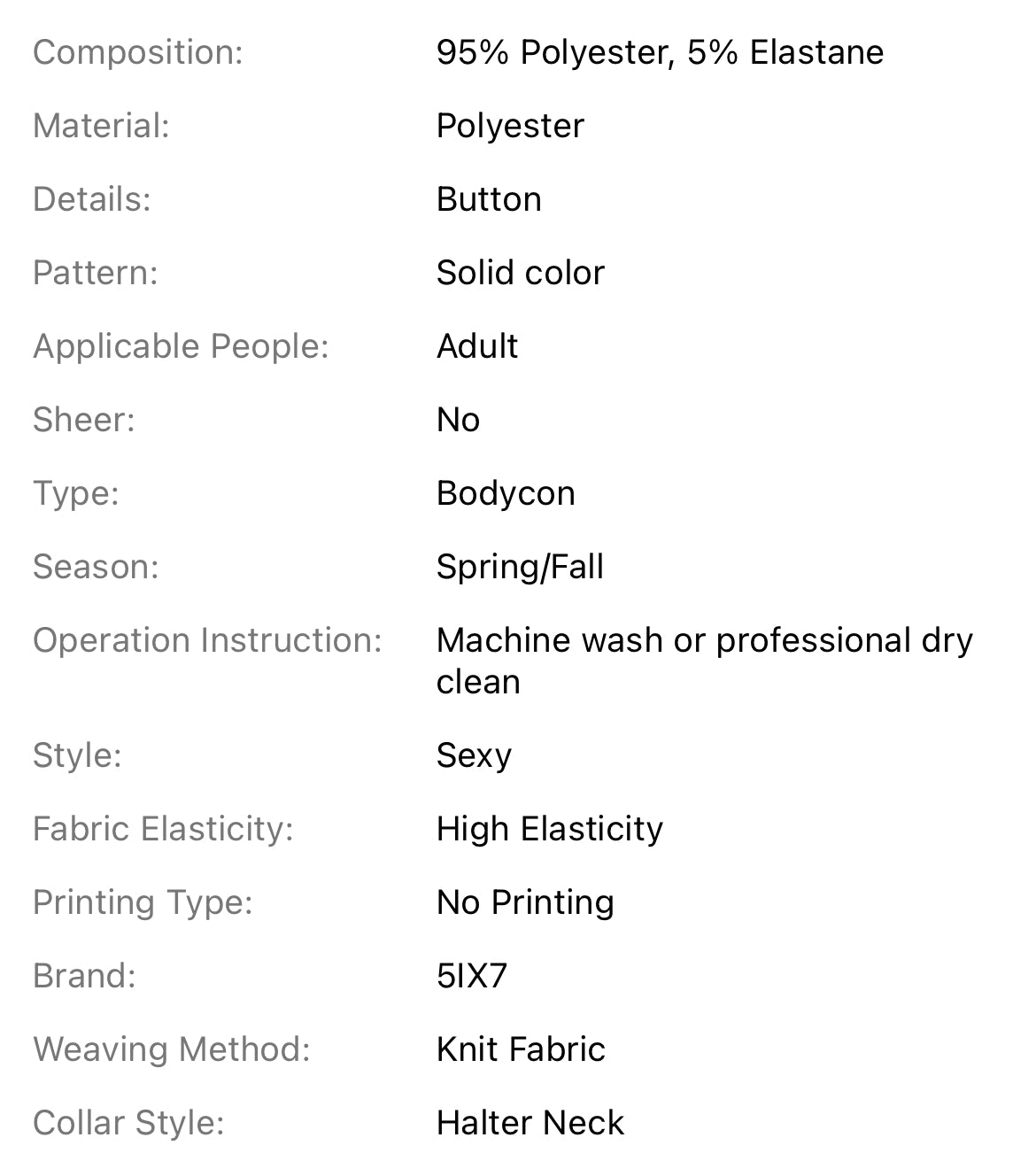 “Black Swan” Sexy Lace Backless Splicing High Waist Sleeveless Bodycon Dress | Halter Neck  Button Details