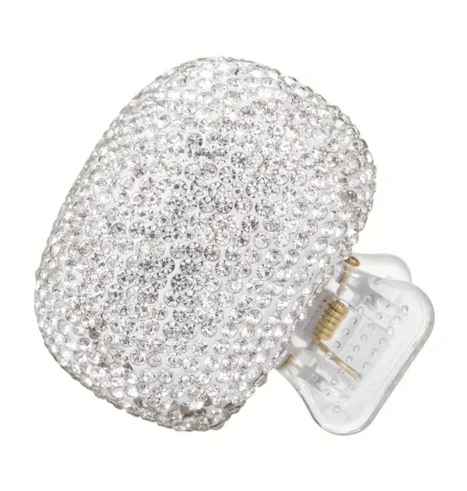 Rhinestone Tooth Brush Cover Cap with Snap-Fit Lid
