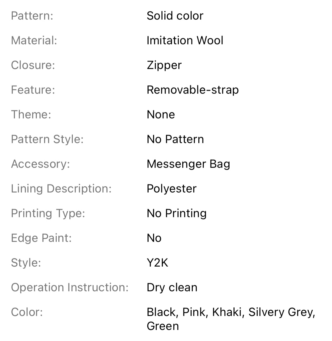 Faux Mink Plush Fur Shoulder-Crossbody Handbags