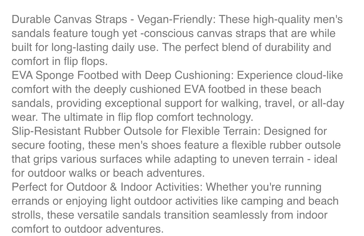 ‘JAYZ’ Men’s Beach Flats