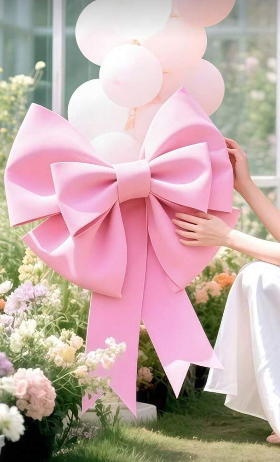 “Pretty Pink Bows” 1Pc DIY Pink Bow For All Special Occasions or Wall Decor 