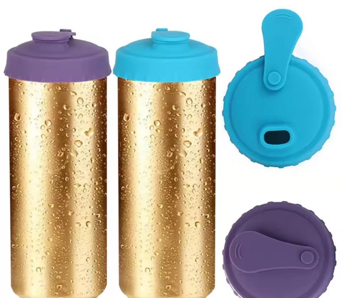 Reusable Silicone Soda-Beer Can Lid Fits Standard Cans 