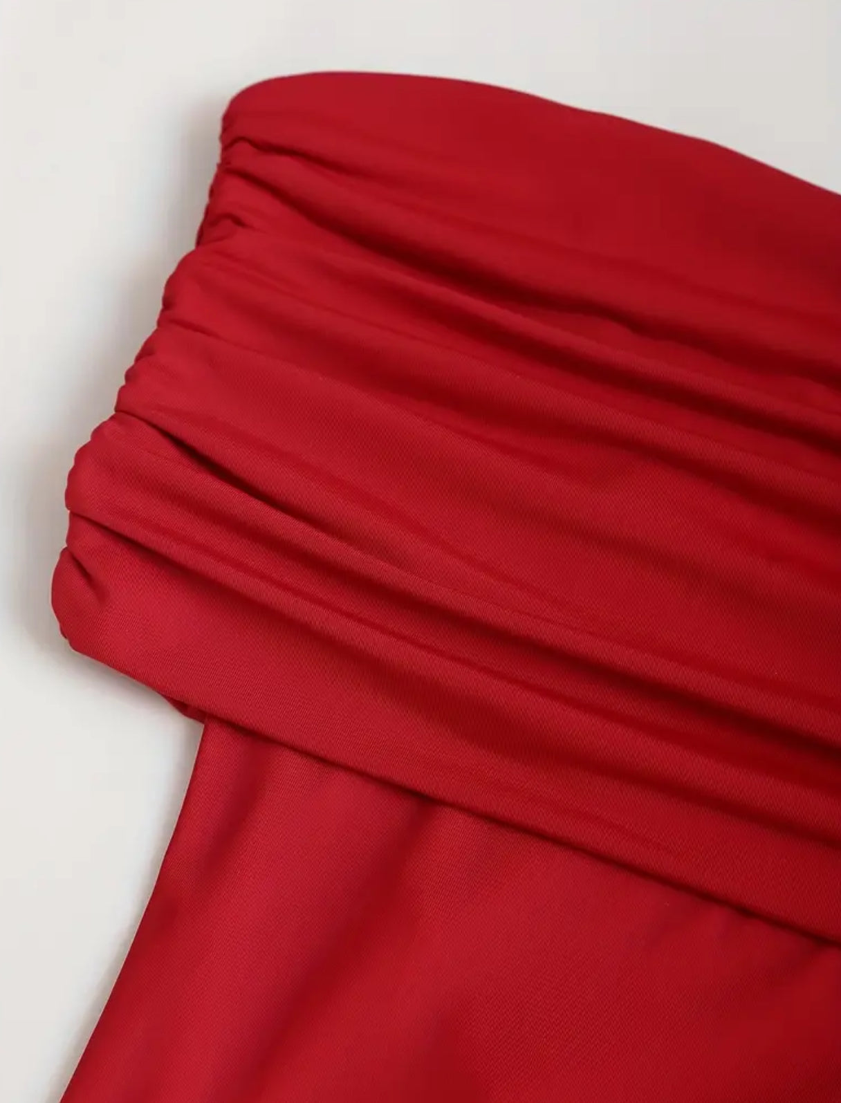 Backless Maxi Dress Elegant Off-Shoulder Stretchy Subtle Ruche Detail