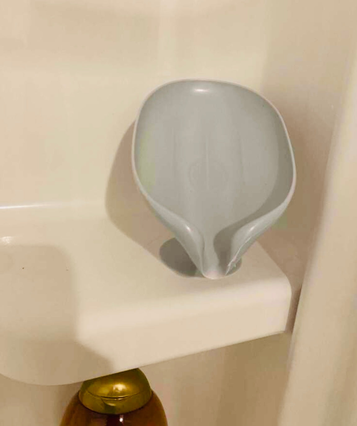 Soap Saver | Draining Bathroom Soap Dish Holder with Suction Cup Stand