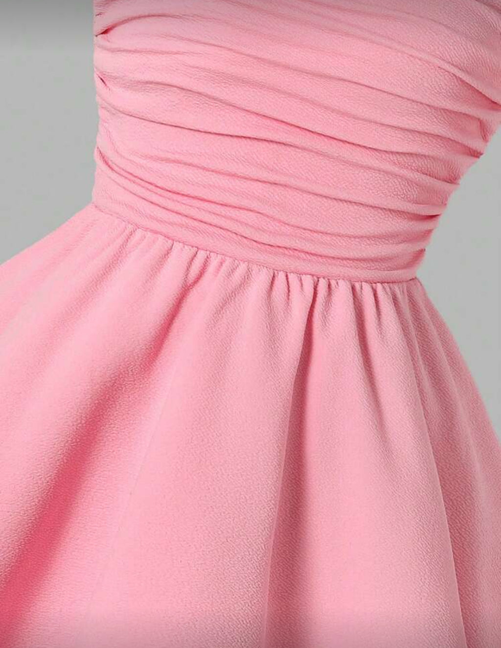 Tween Girl Bow Strap Ruched Fashionable Dress