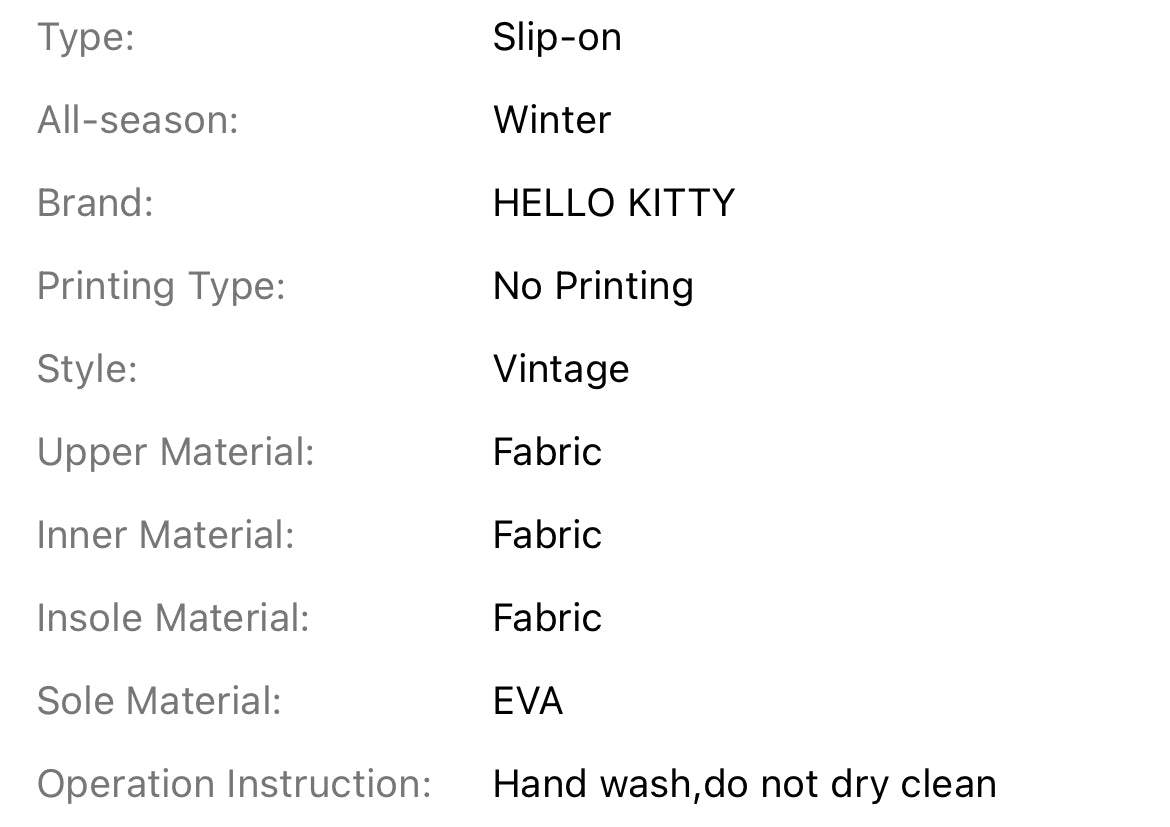 Women’s Hello Kitty Plush Slippers