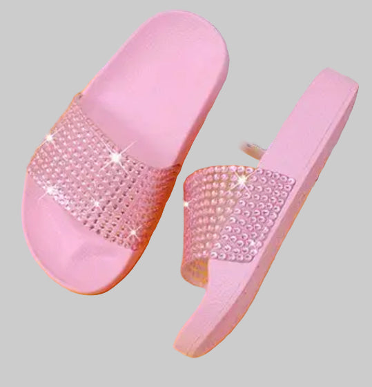 Girls Rhinestones Fashion Sandals ✨Diamond-Face Glittering Fashion 