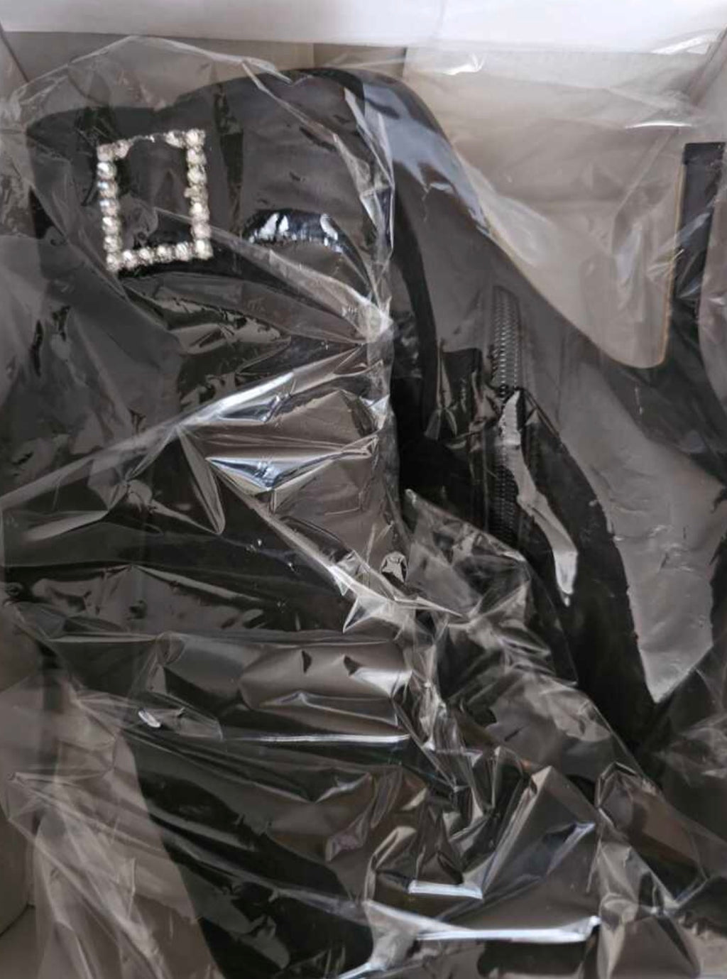 “Rhinestone Buckle” Ankle Suede Boots Pointed Toe & Slim High Heel