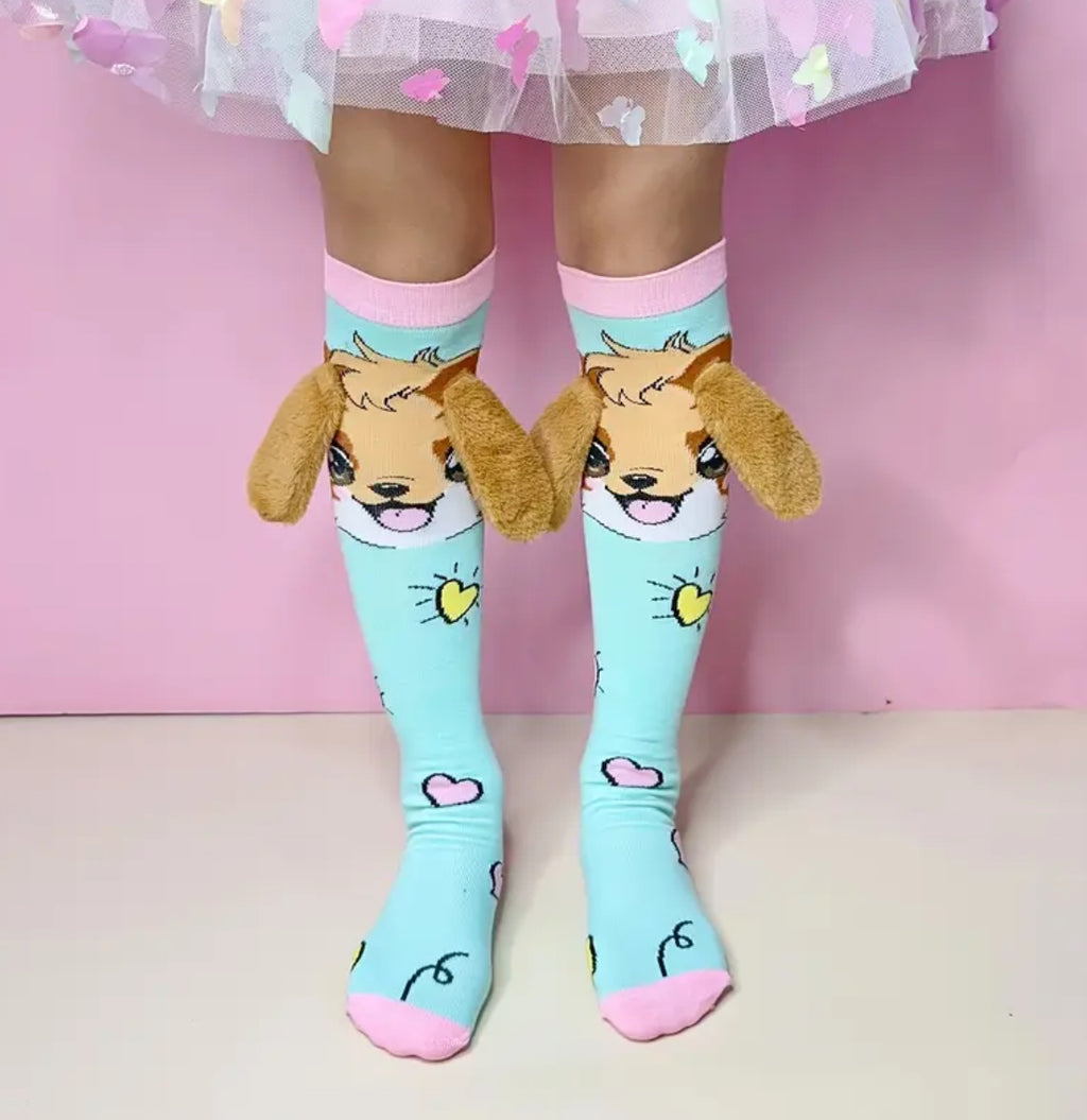 1 Pair Of Cute Knee High Socks Suitable For Daily Outfits And Gifts
