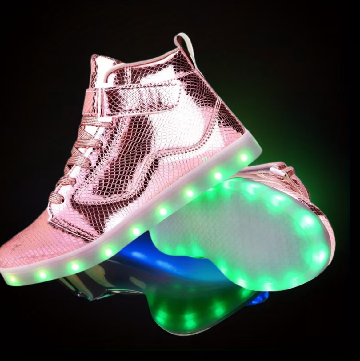Unisex “Luminated” Light-Up High Top Sneakers